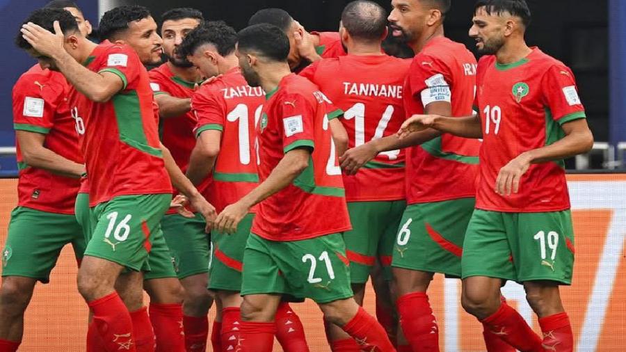 كأس العرب(قطر 2025 ) المجموعة الثانية / الجولة الأولى ..المنتخب المغربي الرديف يتغلب على نظيره القمري ( 3-1 )