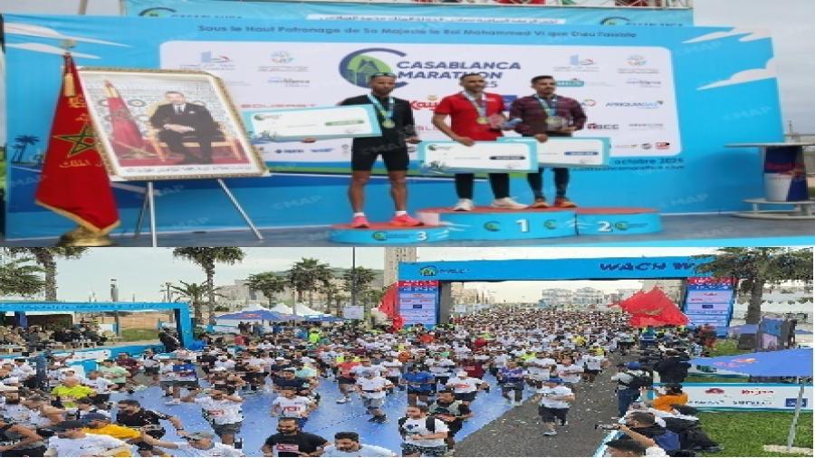 العداء المغربي المحجوب الدازا يتوج بلقب النسخة الـ16 من الماراطون الدولي للدار البيضاء