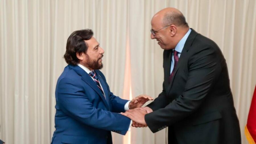 السيد ولد الرشيد يجري مباحثات مع نائب رئيس جمهورية السلفادور حول سبل تعزيز التعاون الثنائي