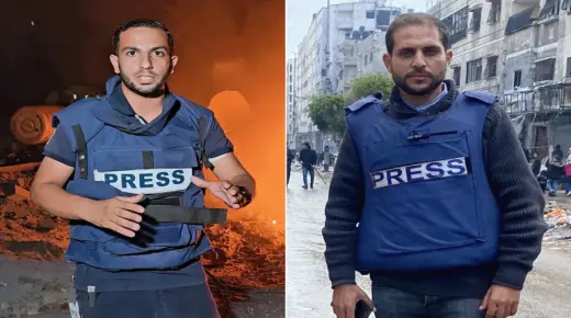 استشهاد مراسلي الجزيرة أنس الشريف ومحمد قريقع جراء قصف إسرائيلي