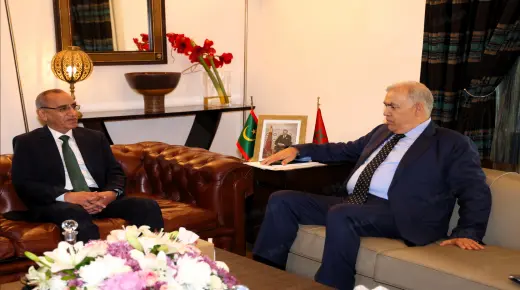 السيد عبد الوافي لفتيت يجري مباحثات بالرباط مع نظيره الموريتاني