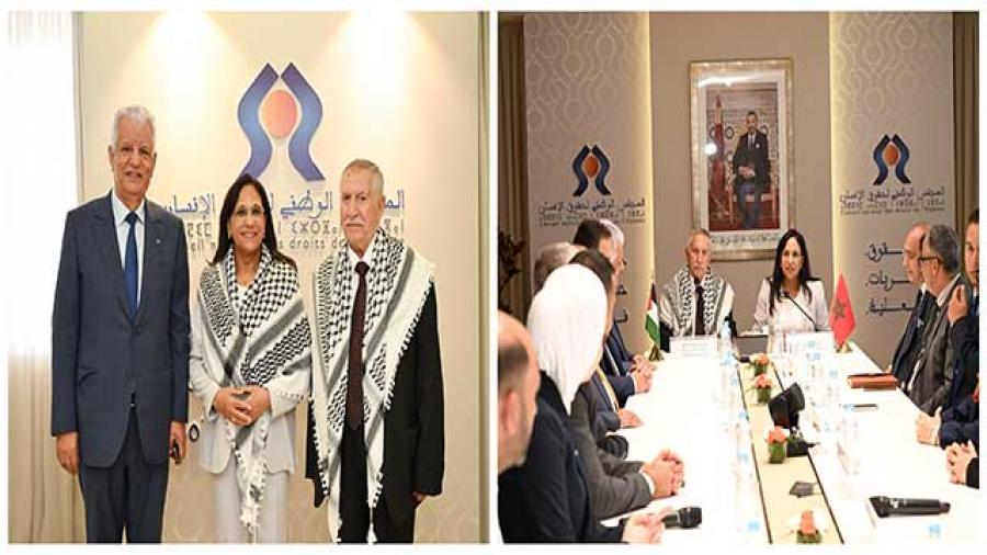 الرباط.. التوقيع على بروتوكول تعاون بين المجلس الوطني لحقوق الإنسان ودائرة حقوق الإنسان والمجتمع المدني بمنظمة التحرير الفلسطينية