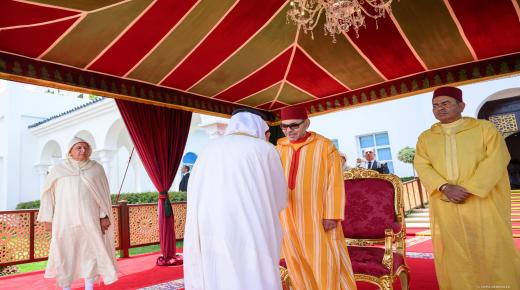 جلالة الملك يترأس بالمضيق حفل استقبال بمناسبة عيد العرش المجيد