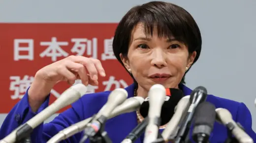 ساناي تاكايشي أول امرأة تتولى رئاسة الوزراء في اليابان