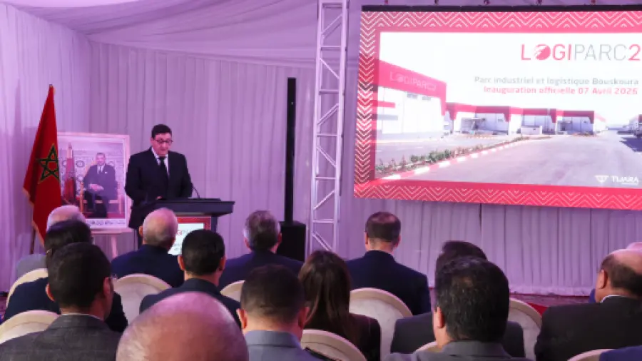 بوسكورة: السيد قيوح يدشن المنصة الصناعية واللوجستية “LOGIPARC 2″، على مساحة 25 ألف متر مربع