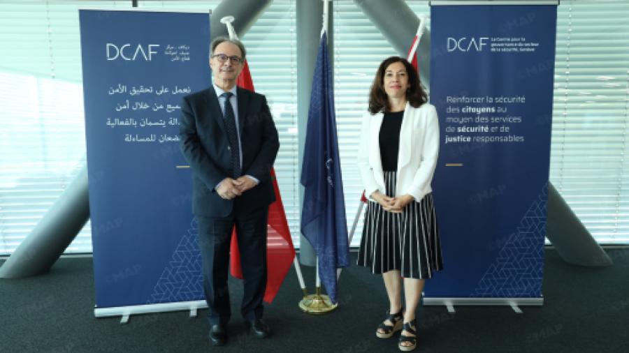 حقوق الإنسان.. بحث سبل تعزيز التعاون بين المندوبية الوزارية المكلفة بحقوق الإنسان ومركز جنيف لحكامة قطاع الأمن