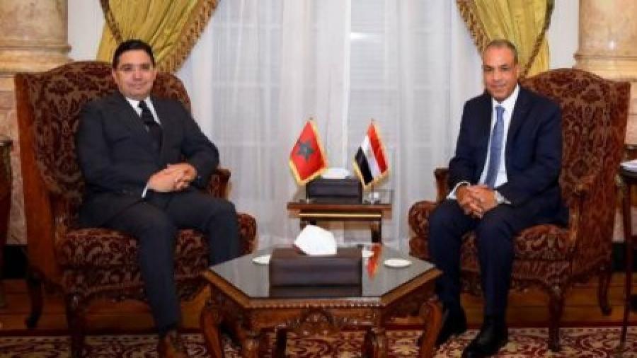 القاهرة .. السيد ناصر بوريطة يجري مباحثات مع نظيره المصري