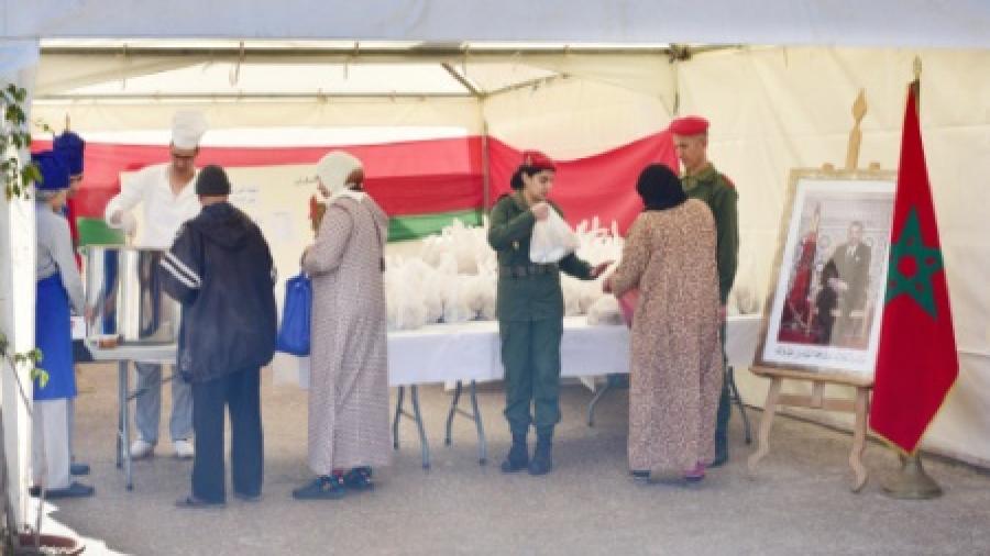 عملية الإفطار رمضان 1447-2026.. الحرس الملكي يوزع 6000 وجبة إفطار يوميا