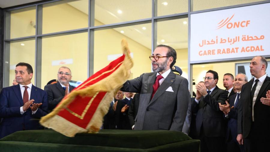 جلالة الملك يُعطي بالرباط انطلاقة أشغال إنجاز الخط السككي فائق السرعة LGV الرابط بين القنيطرة ومراكش