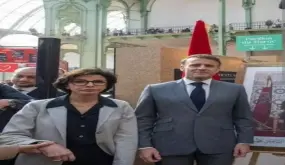 الرئيس الفرنسي يزور جناح المغرب، ضيف شرف مهرجان باريس للكتاب