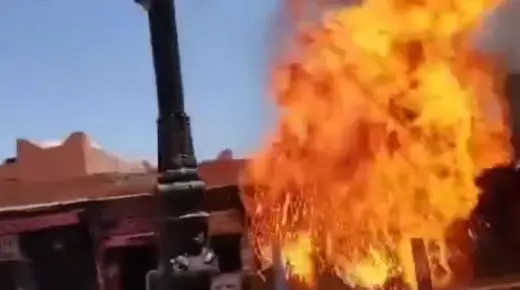 مراكش : انفجار قنينة غاز يزرع الخوف والرعب في نفوس المواطنين بحي سيدي ميمون