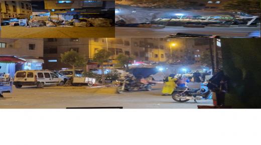 الدارالبيضاء ، الحي الحسني: أمام غياب السلطات المحلية ، الباعة الجائلين يحتلون الشوارع بجنان اللوز