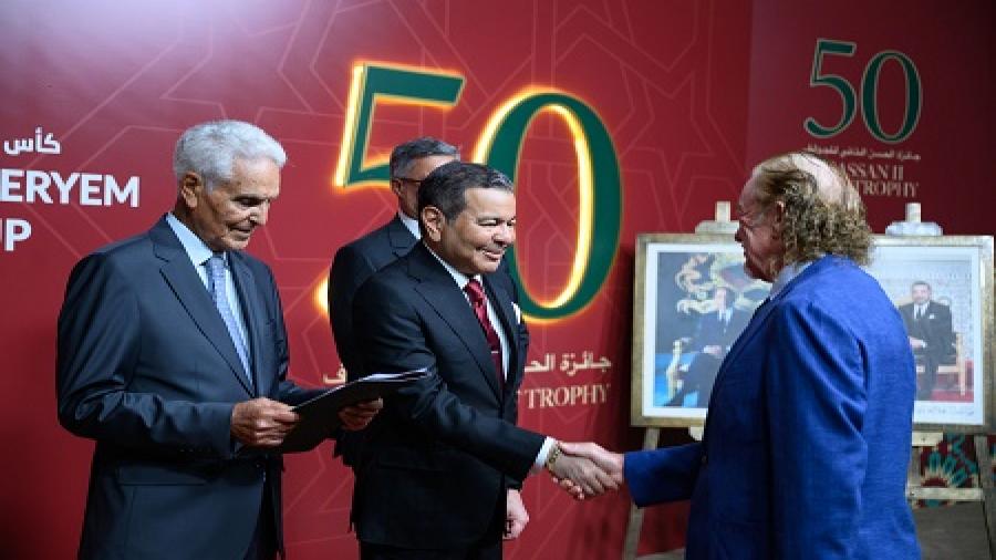 صاحب السمو الملكي الأمير مولاي رشيد يترأس حفل عشاء أقامه جلالة الملك بمناسبة الدورة الـ 50 لجائزة الحسن الثاني للغولف والدورة الـ 29 لكأس للا مريم