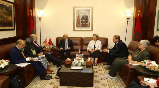 الإشادة خلال مباحثات لرئيس مجلس النواب مع وفد برلماني بريطاني بموقف المملكة المتحدة بشأن المخطط المغربي للحكم الذاتي في الصحراء المغربية