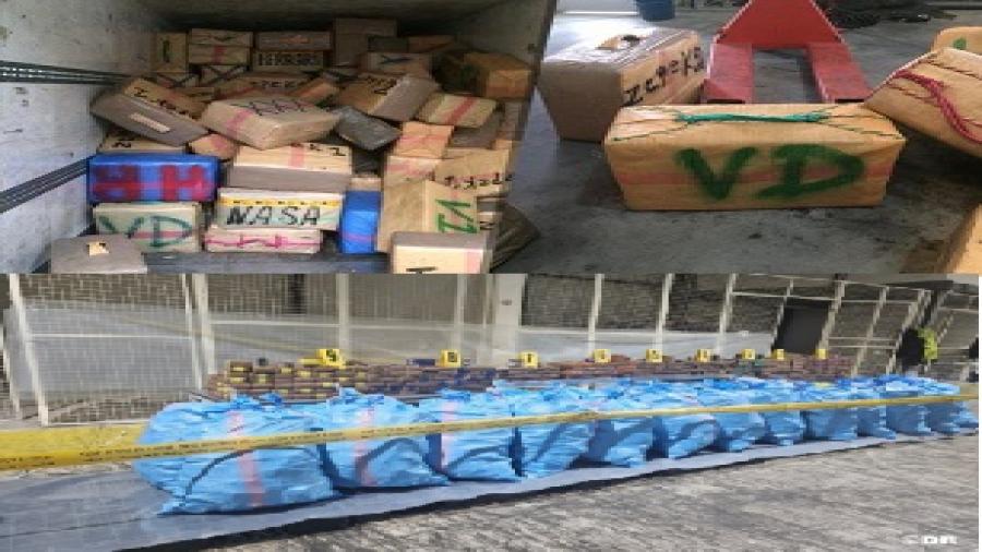 ميناء طنجة المتوسط.. إجهاض محاولة تهريب 8 أطنان و196 كلغ من مخدر الشيرا (بلاغ)
